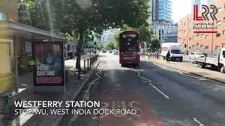 Tower Gateway to Canary Wharf - June 2022