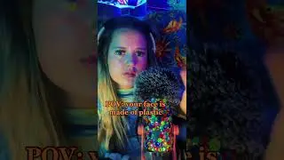 POV: You're made of plastic - Cr:@relaxwithrissa #povasmr #rpasmr #whisperingasmr #mouthasmrclips