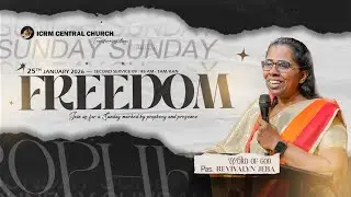 Sunday 2nd Service | Pr . Revivalyn Jeba | 09:45 AM | 25-1-2026| ICRM Central Church