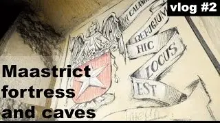 Tourist guide to Maastrict, Netherlands visiting Fort St. Pieter and North caves | vlog#1.2