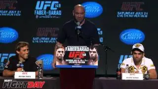 UFC 149 Press Conference Highlights