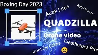 Autel Nano+ flight around Grimsby docks, Cleethorpes Prom