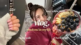VLOG: weekend in my life, bday nails, facial, rediscovering acai, 75 hard update & more 🤍