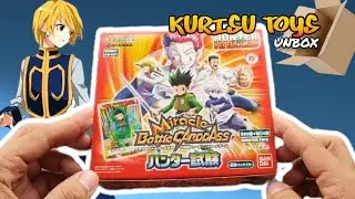 HXH Miracle Battle Carddass Booster Pack Unbox
