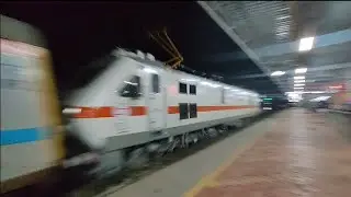 Aerodynamic WAP-7 visits WR | TKD WAP7 | Indian Railways #37873