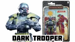 Star Wars Black Series Mandalorian Credit Collection Dark Trooper Action Figure Unboxing & Review