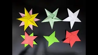 Top 5 Easy Origami Paper Ninja Star. How to make
