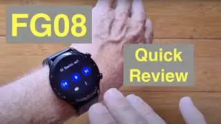 Bakeey FG08 Bluetooth Calling 256MB Music Storage IP68 Sports Smartwatch: Quick Overview