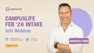 CampusLife February 2026 Intake | Information Webinar for Marketing Students
