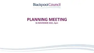 Planning Committee Meeting | 16 November, 6pm