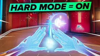Playing Overwatch in HARD MODE...