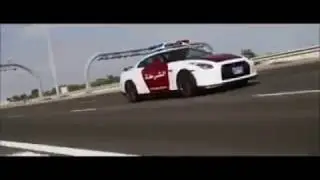 DONT MESS WITH A DUBAI NISSAN GT-R POLICE CAR