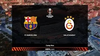Barcelona vs Galatasaray | Camp Nou | 2021-22 UEFA Europa League | PES 2021