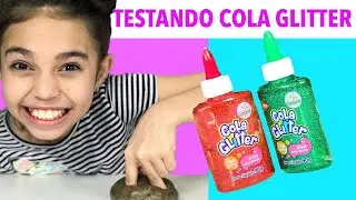 TESTANDO COLA TRIS (TESTANDO COLA PARA SLIME) - ENT&Atilde;O ROBERTA? siga @dailyfamiliaporcides