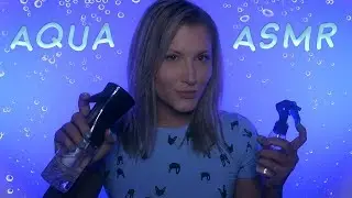 ASMR | Aqua Sounds Ear to Ear (Water Spraying, Sloshing, and Fizzing)