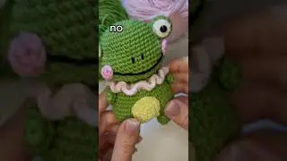 crochet frog/амигуруми 🐸  #вязание #вязаныеигрушки #crochet  #вязаниекрючком #crochettutorial