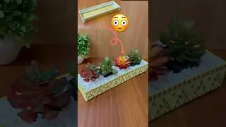 DIY / Planter making from Cardboard Box / DIY Planters #shorts #youtubeshorts #planter