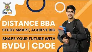 Distance BBA: Study Smart, Achieve Big | Shape your future with BVDU | CDOE
