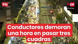 Caos en el centro de Lima: tráfico intenso y largas filas a horas de Nochebuena 🚗🎄