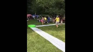 Slip & Slide kickball