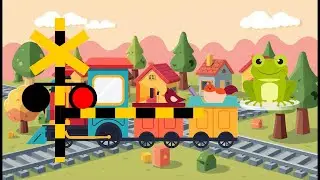 Train Animation | Frog, Fox, and the Crossing Signal 🚂