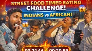 I Challenged Indians in a Street Food Speed Battle 😱🇮🇳 vs 🇿🇼 | Shocking Result!