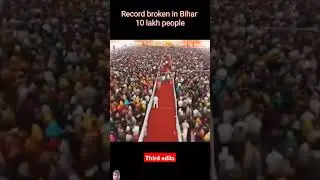 Bageshwar dham record 10 lakh people #shortsviral #shorts