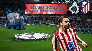 COMEBACK! Club Brugge vs Atletico Madrid 3-3 | Champions League Goals & Atmosphere | Stadionvlog