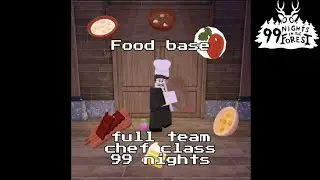 Chef class: Food base - 99 Nights In The Forest Roblox