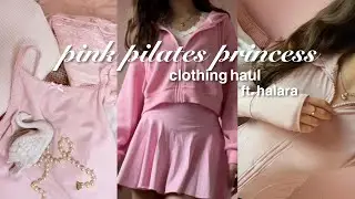 pink pilates princess clothing haul! ft. halara