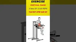 How to Vertical Knee Raise (WorkoutTutorial) 👀 #trendingshorts #youtube #fitness #workout