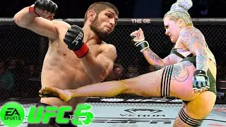 Khabib Nurmagomedov vs. Tattoo Fighter Diva (EA sports UFC 5)