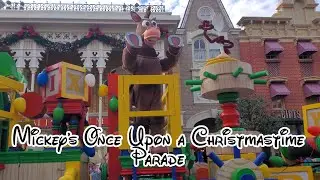 Mickey's Once Upon a Christmastime Parade - Full Show | Magic Kingdom | Stormwind Adventures