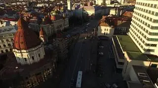 Targu Mures air view