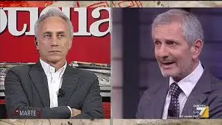 Marco Travaglio e Gianrico Carofiglio discutono dell'attualità politica