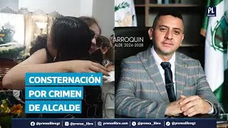 “Todos tenemos el corazón partido”: familiares y amigos velan al alcalde Nelson Marroquín