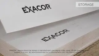 EXACOR How to Install Series l &frac12; underlayment over OSB subfloor l Pt ll Preparation & Handling
