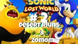 Sonic Lost World Wii U - ( 720p ) Part 2 Desert Ruins & Zomom