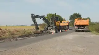 6 km hosszú szakaszon újul meg a Karos-Karcsa közötti közút