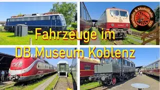 Fahrzeuge im DB Museum Koblenz