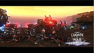 Tau Empire vs Black Templars - Survival ! - Unification Mod 2021 | WH40k: DoW - Soulstorm