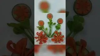Vegetable Salad Decoration #shorts #creative #fooddecoration #youtubeshorts #fruitcutting