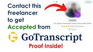 TECH FADE TAMIL | Contact this Freelancer to Pass GoTranscript Audio Test