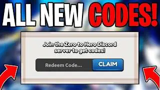 *NEW* ALL CODES IN ZERO TO HERO ROBLOX MARCH 2026 ✅ WORKING ZERO TO HERO CODES!