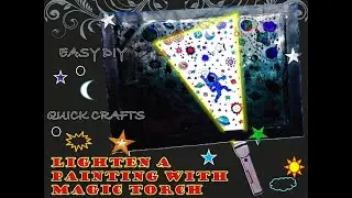 SECRET MAGICAL FLASHLIGHT !! CREATE MAGIC WITH BLACK MAGIC CRAFT TORCH !! ART EXPRESSO !!