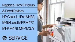 Replace Tray 2 Pickup & Feed Rollers | HP Color LJ Pro M452, M454, and MFP M477, MFP M479, MFP M377