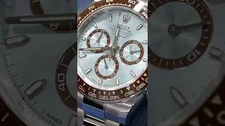 Rolex Daytona Platinum (126506) Open Case Back Model. In stock! Not affiliated with Rolex.