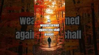 No weapon formed against you shall prosper #God #HolySpirit #JesusChrist #Prayer