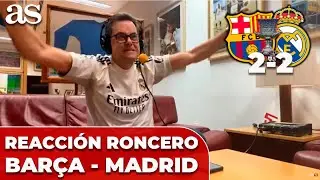 &iexcl;GONZALO iguala el partido y RONCERO se vuelve loco! FC BARCELONA 2 - REAL MADRID 2: FINAL SUPERCOPA