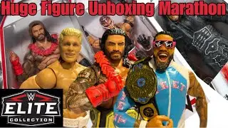HUGE WWE ELITE FIGURE UNBOXING MARATHON!!! PART 2!!!